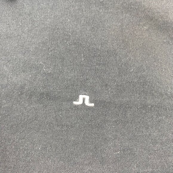 J. LINDEBERG Golf Shirt Men XXL Black White Slim Fit Casuual Polo Activewear - Picture 2 of 8